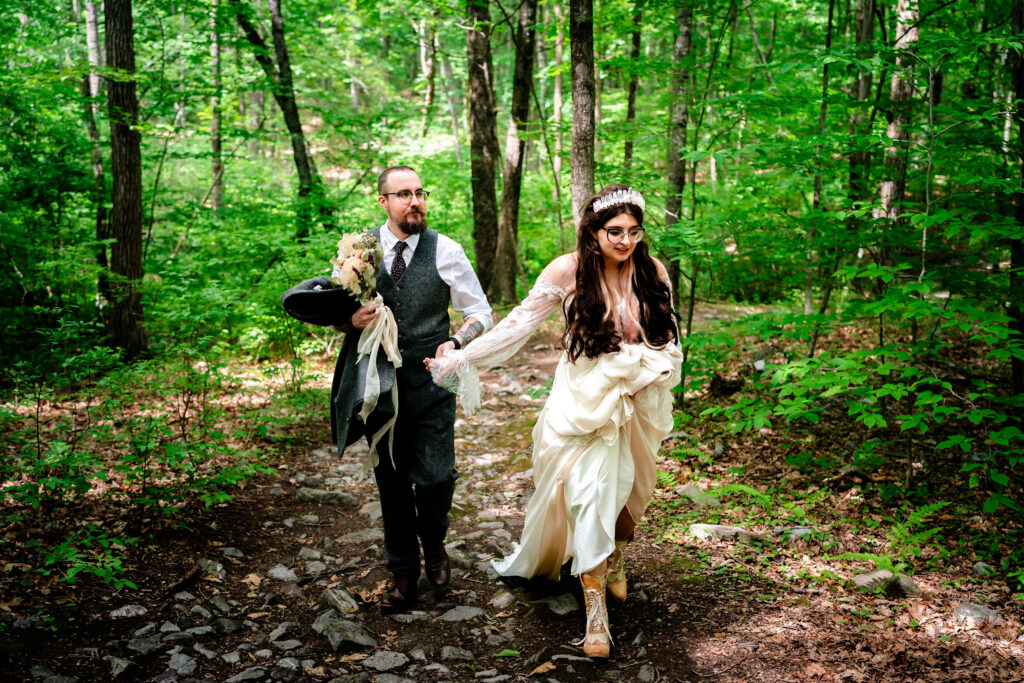 Elopement at Columcille Megalith Park - All-Inclusive Jim Thorpe Elopements