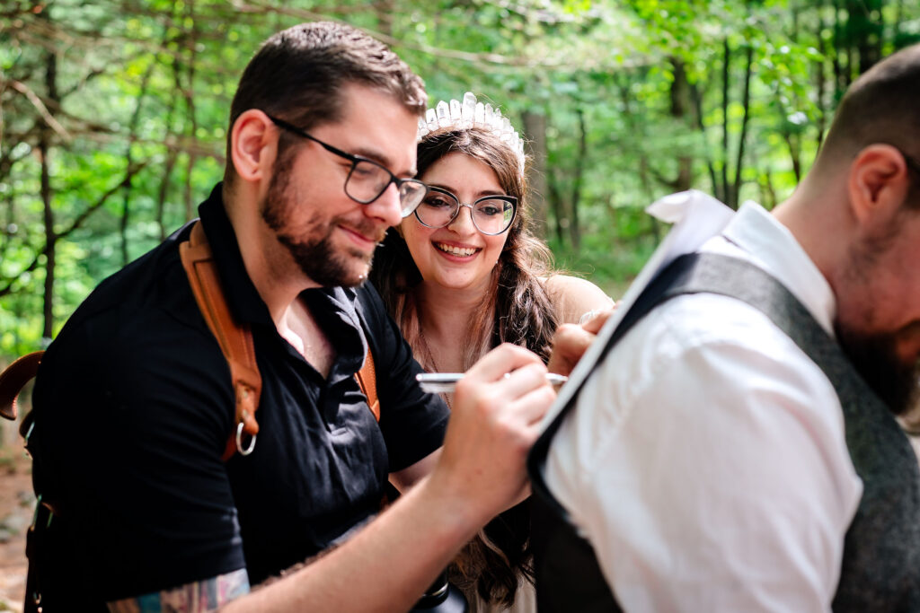 Elopement at Columcille Megalith Park - All-Inclusive Jim Thorpe Elopements