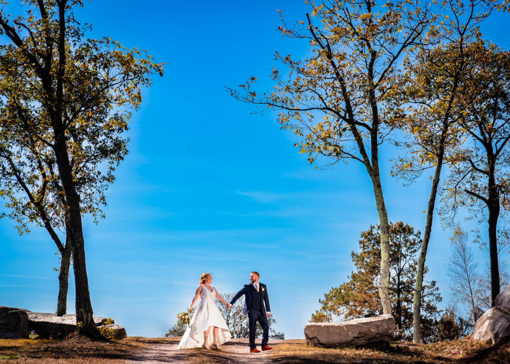 Poconos Elopement Couple with Jim Thorpe Elopements