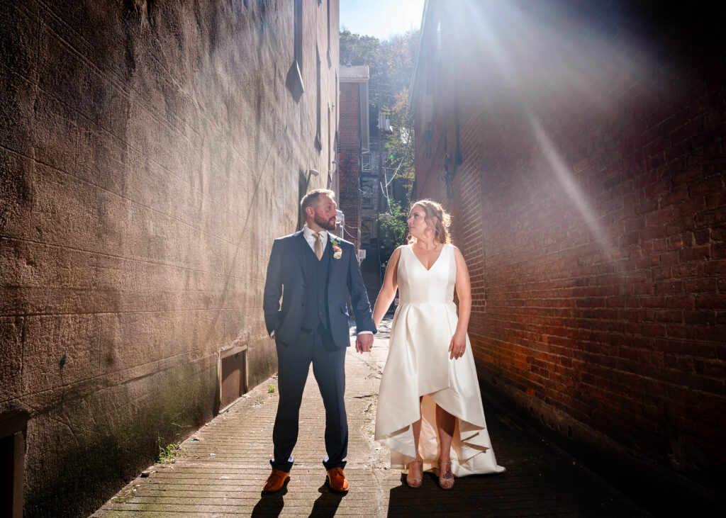 Poconos Elopement Couple with Jim Thorpe Elopements