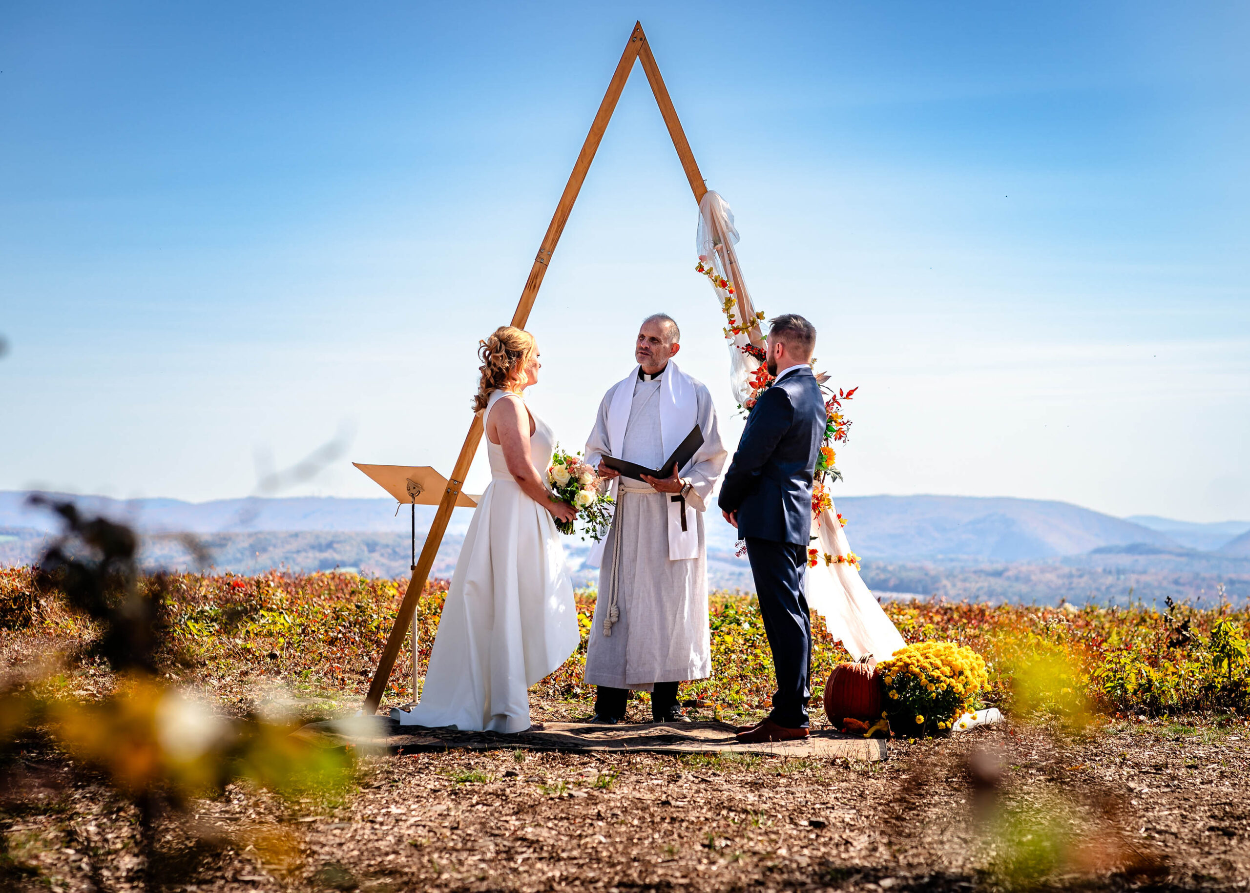 Poconos Elopement Couple with Jim Thorpe Elopements